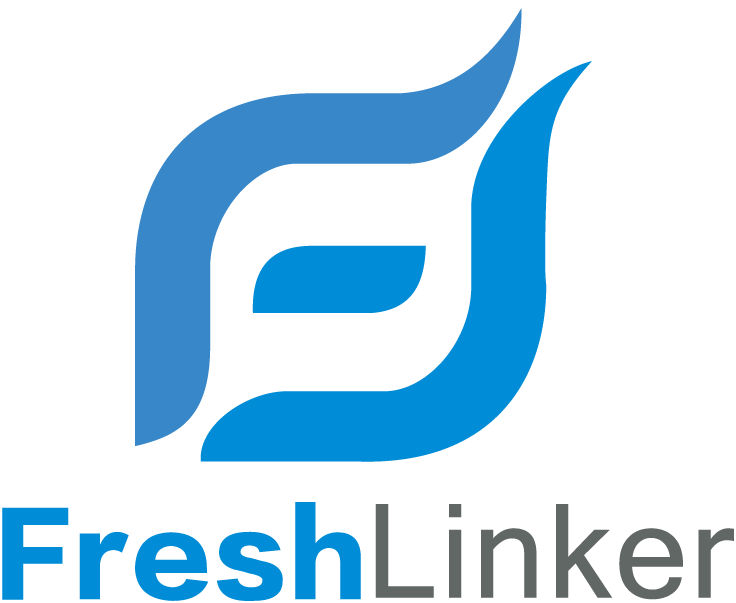 FreshLinker logo (grey)